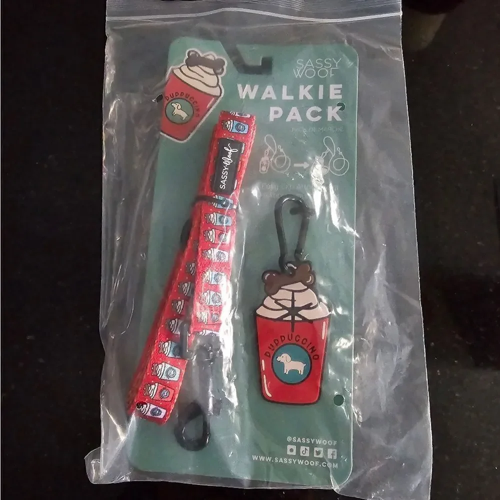 Red Walkie Pack Dog Leash Set